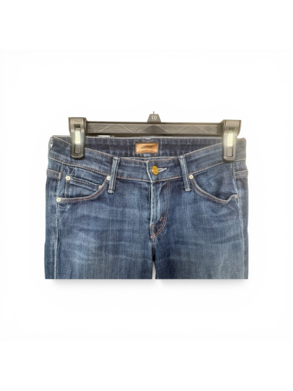 MOTHER The Wilder Love Potion No 9 Flare Jeans Womens 24 Medium Wash USA Made